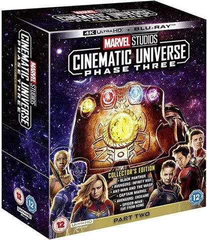 MARVEL MCU DVD&Blu-rayセット 4K スチブ Marvel Studios Phase 3 Part 2: 6 Films (12) 4K UHD+BR W/Art
